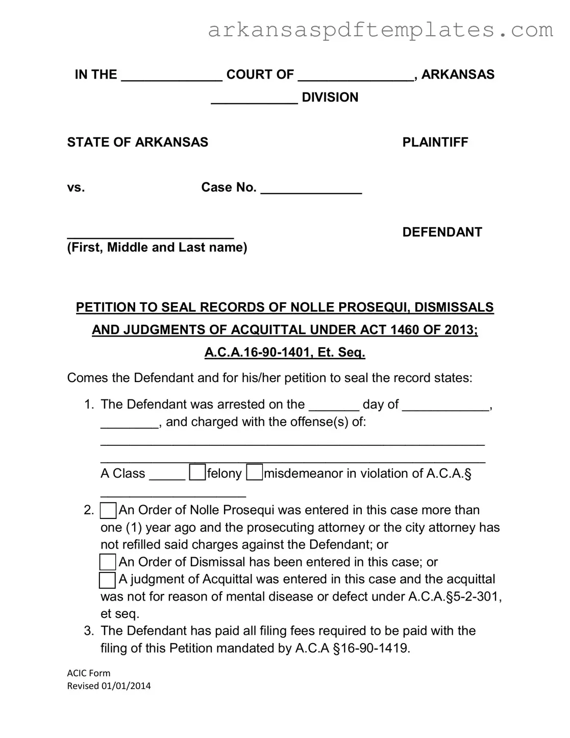 Fill Out a Valid Acic Form