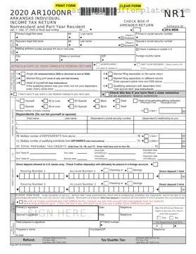 Fill Out a Valid Ar1000Nr Form