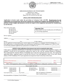 Fill Out a Valid Arkansas 1818 Form